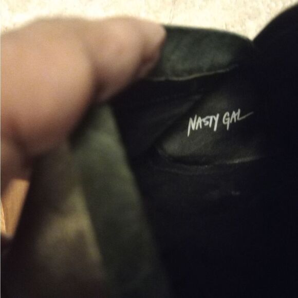 🆕👢🤠Nasty Gal Metallic Embroidered Cowboy Boots - Picture 10 of 12